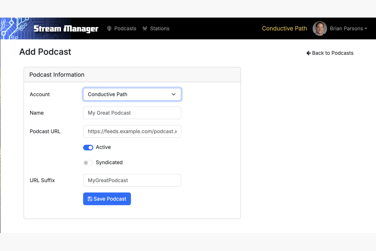 Stream Manager - Alexa Integration